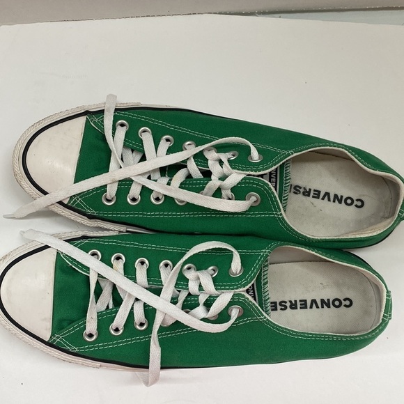 Converse Unisex M 12 W 14 green sneakers - Picture 2 of 11